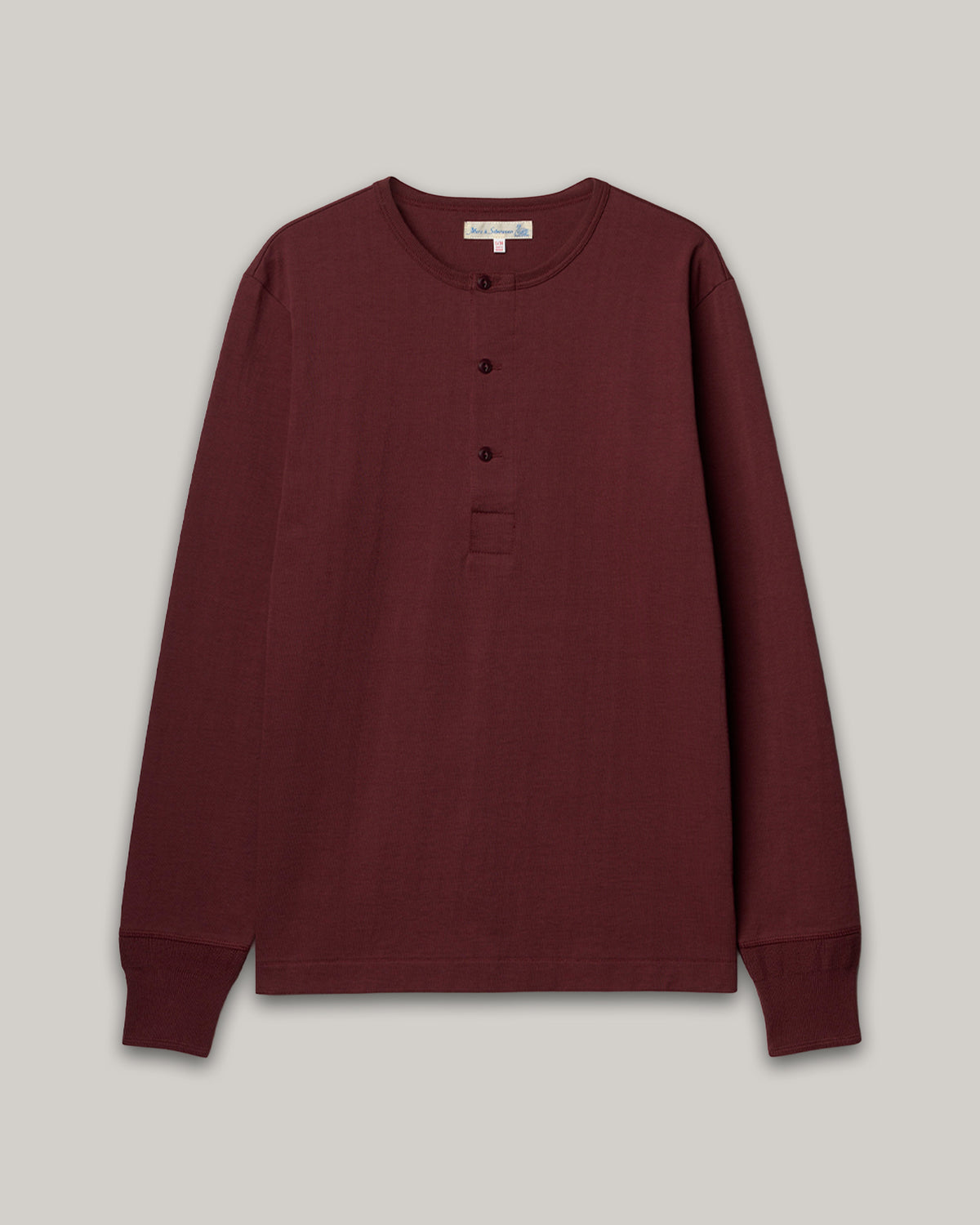 MERZ B. SCHWANEN 2M06 HENLEY - BURGUNDY