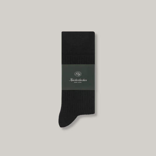 KNICKERBOCKER 3-PACK DAILY COTTON SOCKS - BLACK