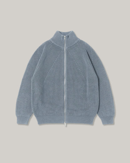 BATONER COTTON SIGNATURE DRIVERS KNIT - GRAY SAX