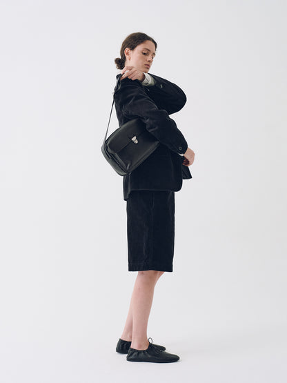 NOTHING WRITTEN PETIT FRAME BAG - DARK BROWNIE