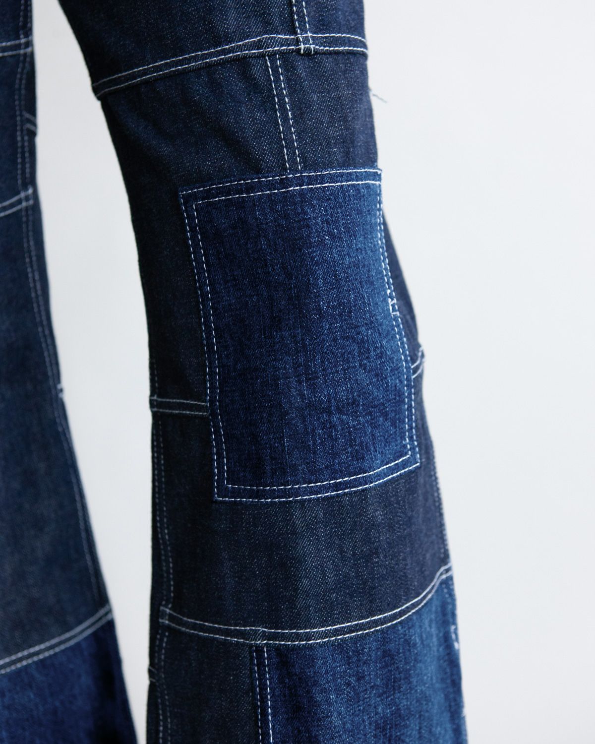 GOOD 'OL WHATS-HER-FACE by W'MENSWEAR FREEDOM FATIGUE TROUSER - DENIM