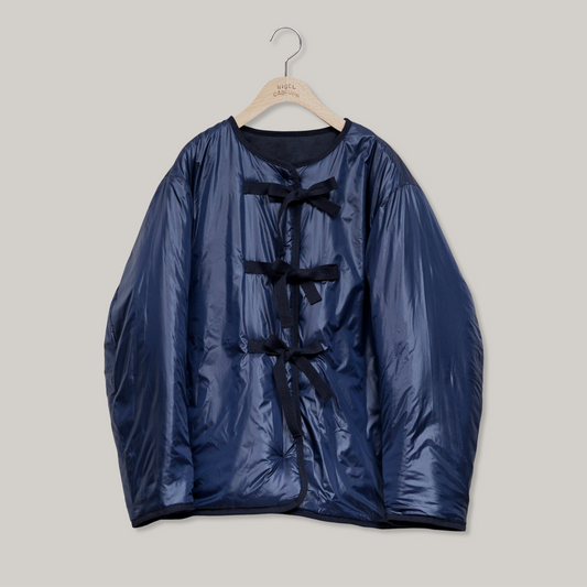 NIGEL CABOURN WOMEN'S MAINLINE LINER PUFFER JACKET - NAVY