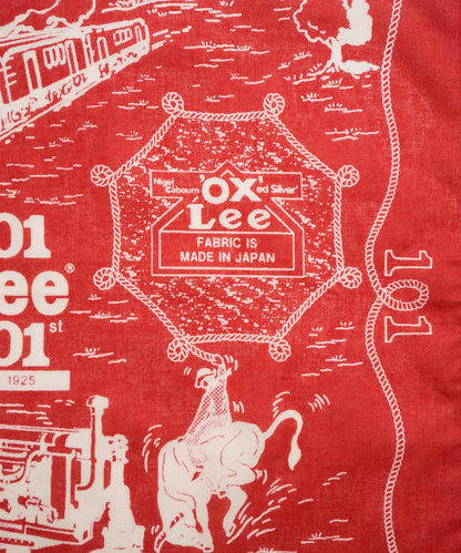 LEE x NIGEL CABOURN OX'ED SILVER -  101 BANDANA - RED