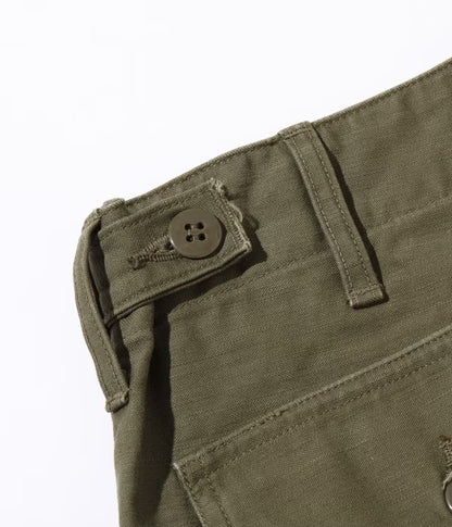 BUZZ RICKSON TYPE 1 SHORTS - OLIVE GREEN SATEEN