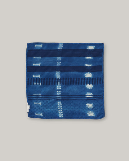 11.11 SILK SCARF -  MEDIUM INDIGO