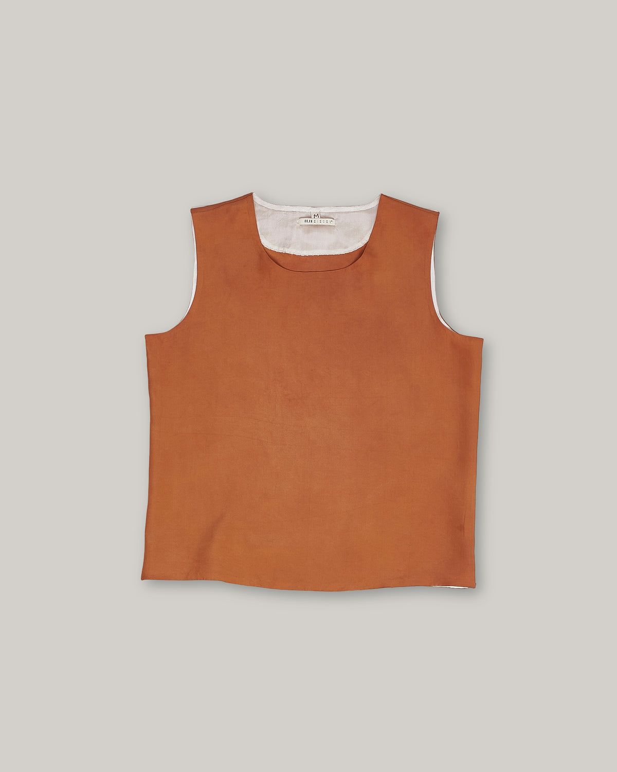 11.11 SILK CROP TOP - SUNSET ORANGE