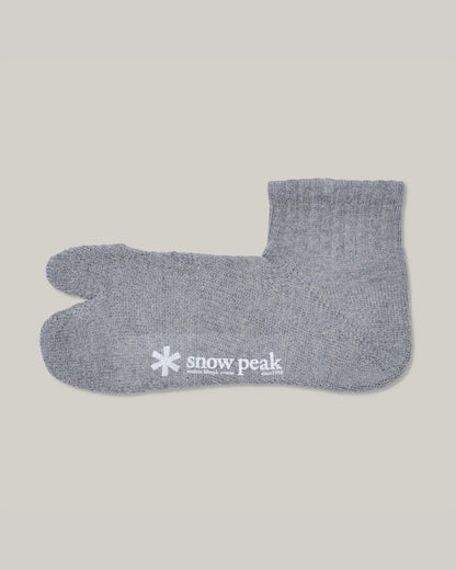 SNOW PEAK MID TABI SOCKS - M. GREY