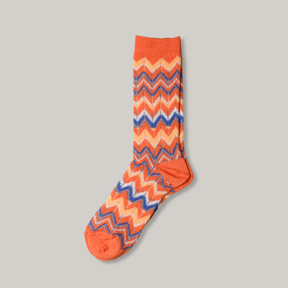 ANONYMOUS ISM MODERN HERRINGBONE CREW - ORANGE
