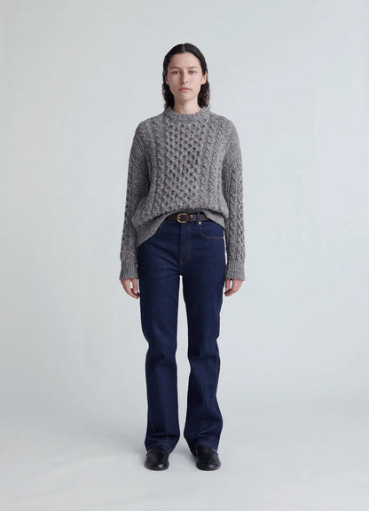 &DAUGHTER ARLA DONEGAL ARAN CREWNECK - RAMOR