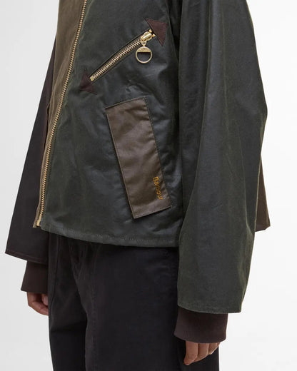 BARBOUR ARLENE WAX - BEECH/ ANCIENT TARTAN