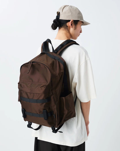 SNOW PEAK RECYCLED CORDURA BACKPACK - BROWN