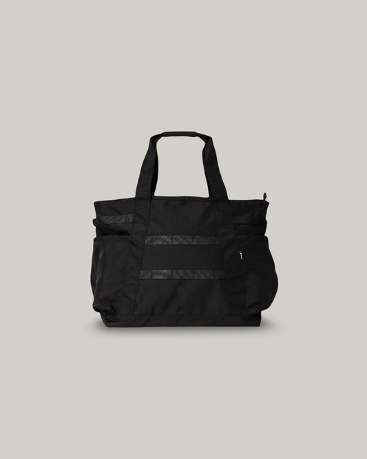 SNOW PEAK RECYCLED CORDURA TOTE BAG - BLACK
