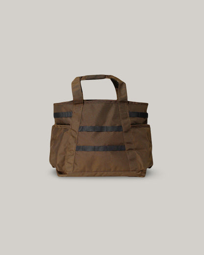SNOW PEAK RECYCLED CORDURA TOTE BAG - BROWN
