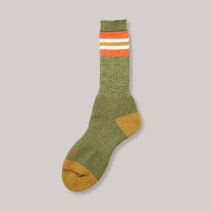 NIGEL CABOURN BORDER SOCKS - GREEN