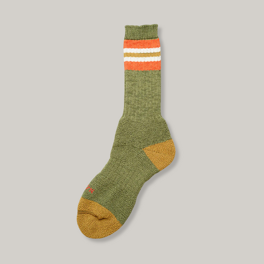 NIGEL CABOURN BORDER SOCKS - GREEN