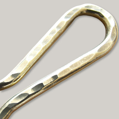 KOBASHI STUDIO BR725HMH HAND MADE HAMMERED KEY HOOK/FLAT RING