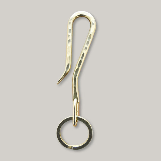 KOBASHI STUDIO BR725HMH HAND MADE HAMMERED KEY HOOK/FLAT RING