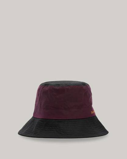 BARBOUR BRACKLEY BUCKET HAT - MERLOT/ BLACK