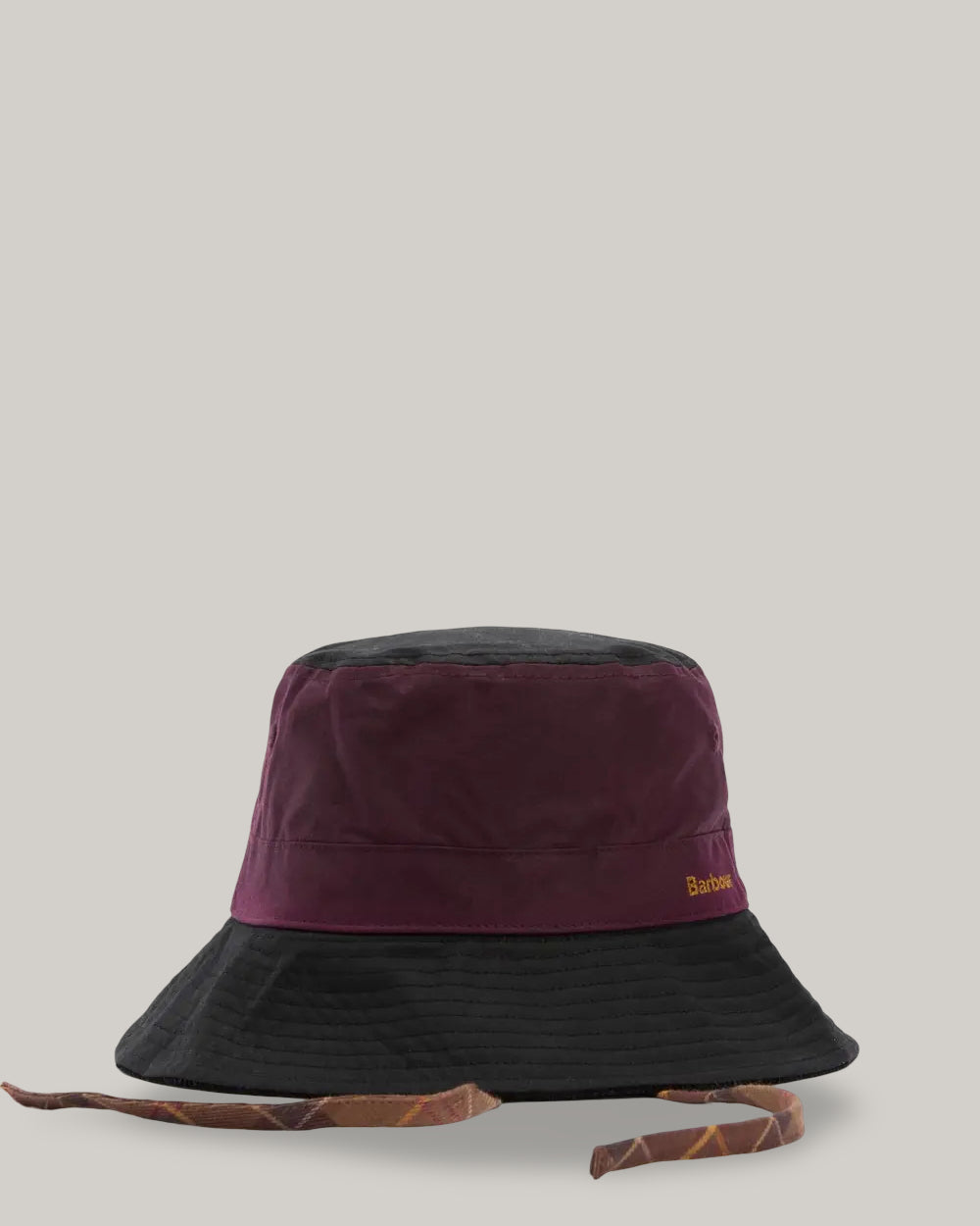 BARBOUR BRACKLEY BUCKET HAT - MERLOT/ BLACK
