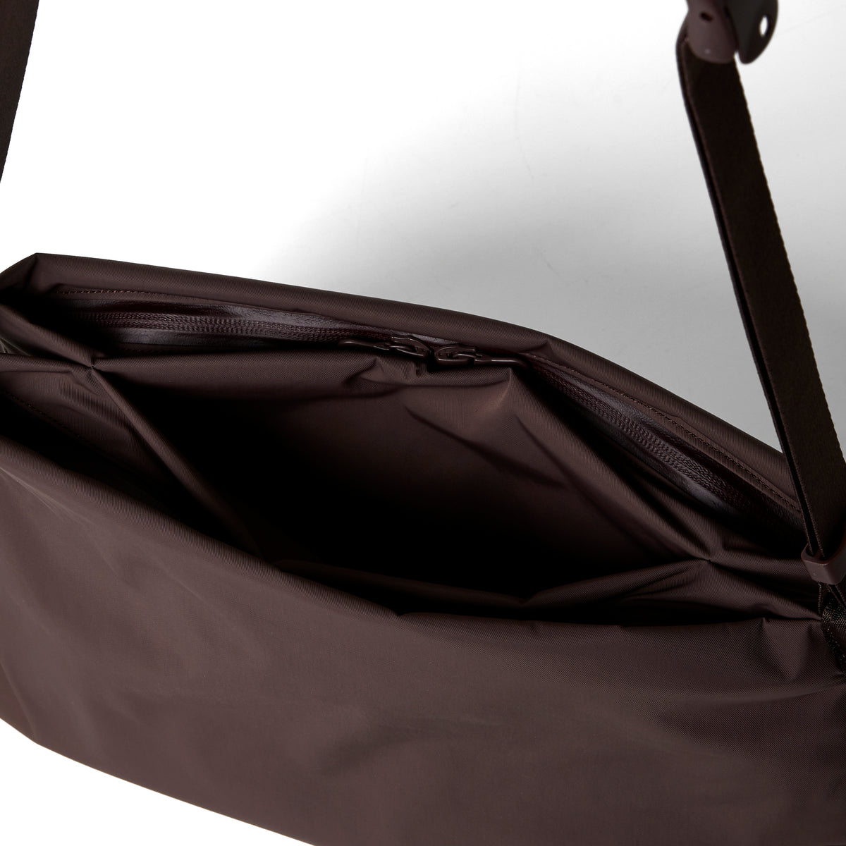BLANKOF BELLOWS BAG 15 - (M) - ASH BROWN
