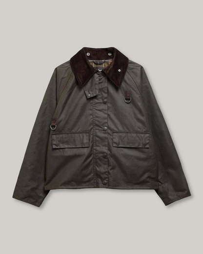 BARBOUR SPEY  WAX JACKET - OLIVE