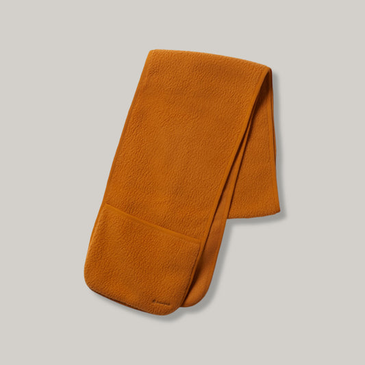 SNOW PEAK BOA FLEECE STOLE - ORANGE
