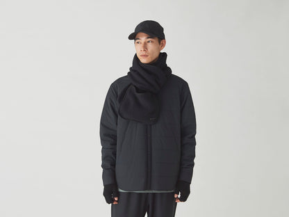 SNOW PEAK BOA FLEECE STOLE - ORANGE