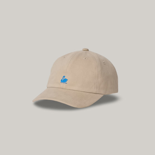 MERZ B. SCHWANEN SWAN LOGO CAP - LIGHT KHAKI