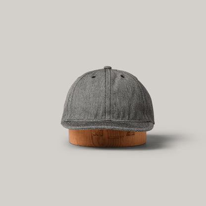 POTEN TWISTED MOKUME CHAMBRAY CAP - BLACK