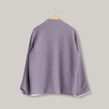 TS(S) LINED EASY CARDIGAN - LAVENDER