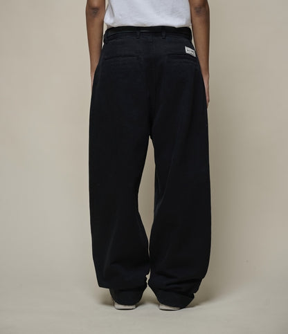 MERZ B. SCHWANEN UNISEX HIGH RISE CHINO - BLACK