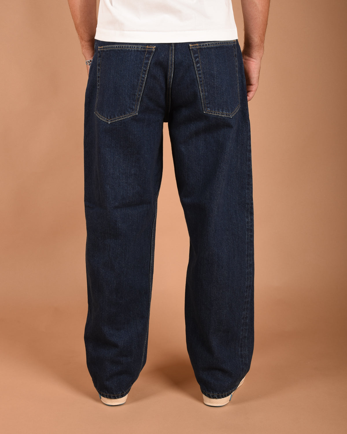 CIOTA BAGGY 5 POCKET PANTS - DEEP BLUE