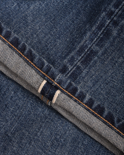 CIOTA BAGGY 5 POCKET PANTS - MEDIUM BLUE
