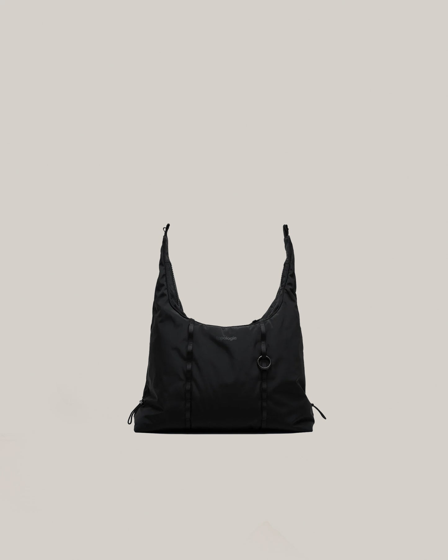 TOPOLOGIE CLOUD HOBO SMALL BLACK TECH SATEEN