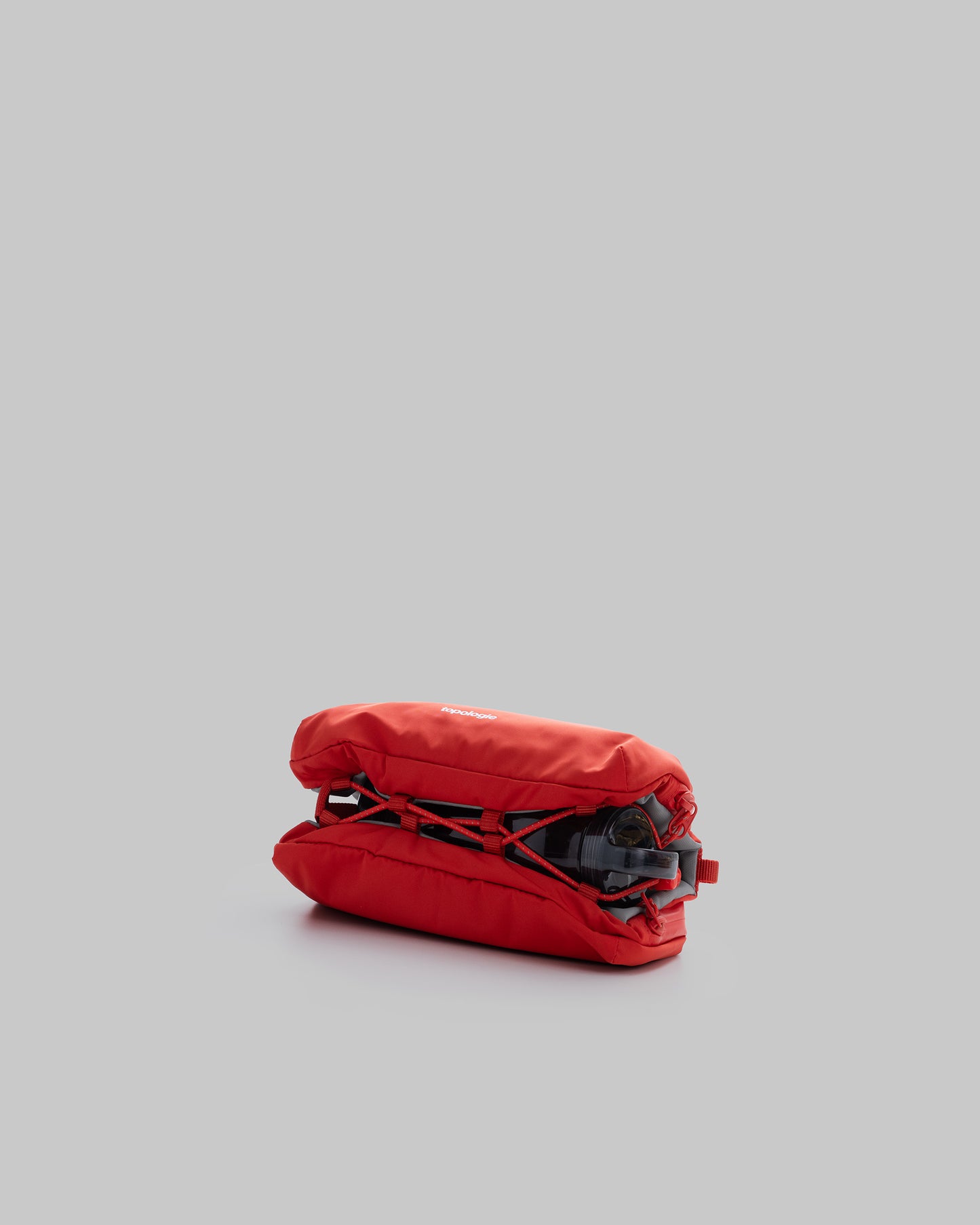 TOPOLOGIE BOTTLE SACOCHE MEDIUM RED TECH SATEEN