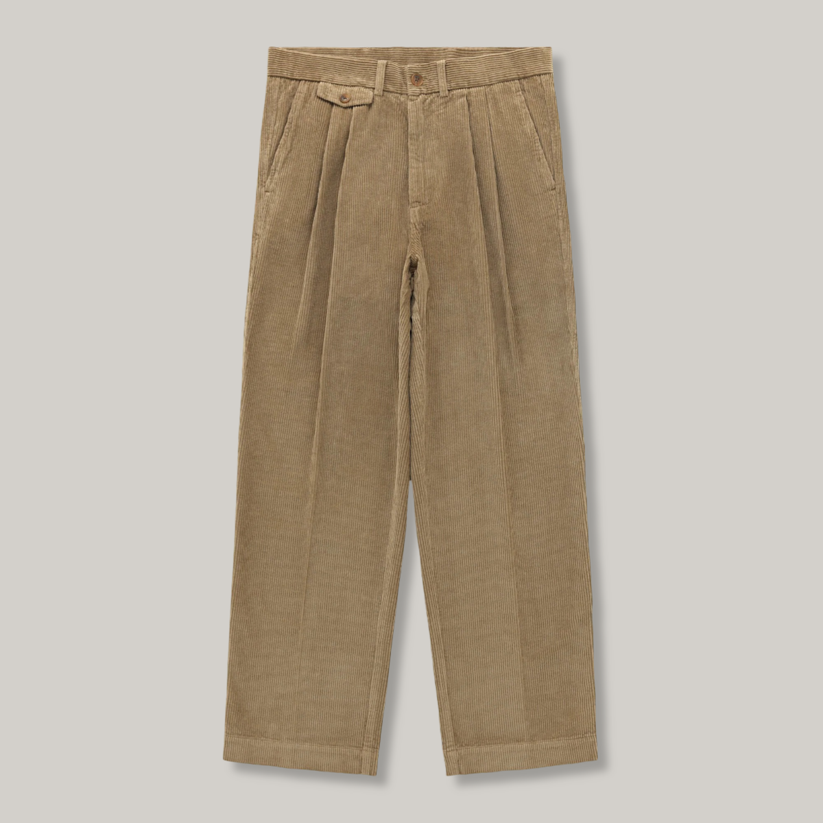 KNICKERBOCKER CORDUROY TOWN PANT - KHAKI