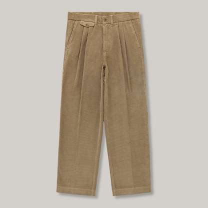 KNICKERBOCKER CORDUROY TOWN PANT - KHAKI