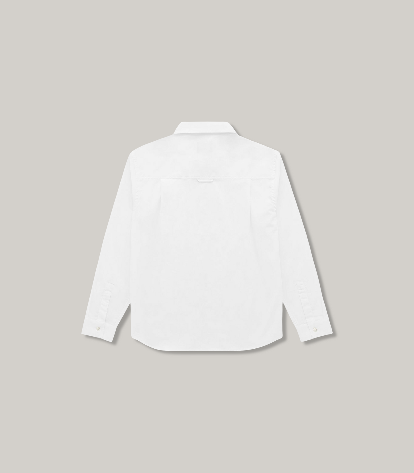 KNICKERBOCKER WOOSTER COTTON SHIRT - WHITE
