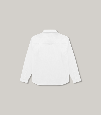 KNICKERBOCKER WOOSTER COTTON SHIRT - WHITE