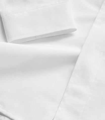 KNICKERBOCKER WOOSTER COTTON SHIRT - WHITE