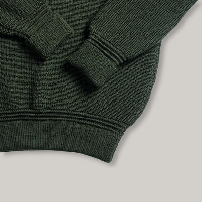 HEIMAT CREWNECK SWEATER - MILITARY GREEN