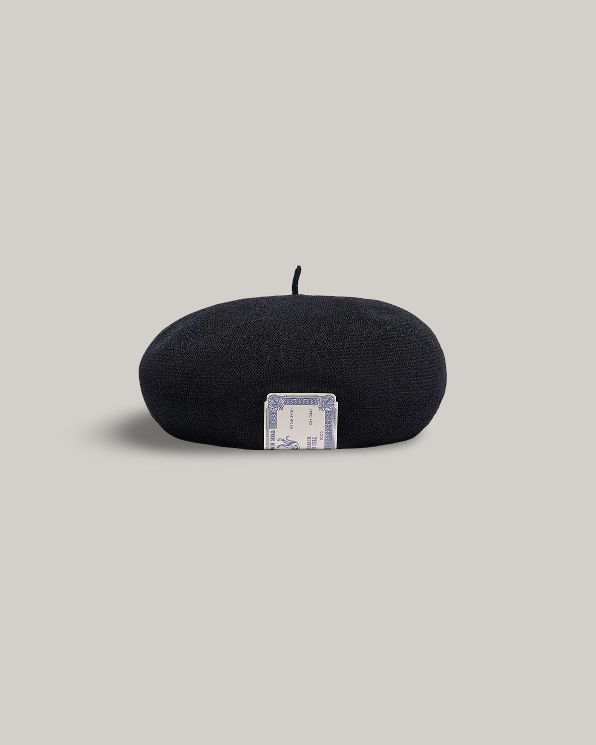 H.W. DOG & CO. COTTON CHOBO BERET - BLACK