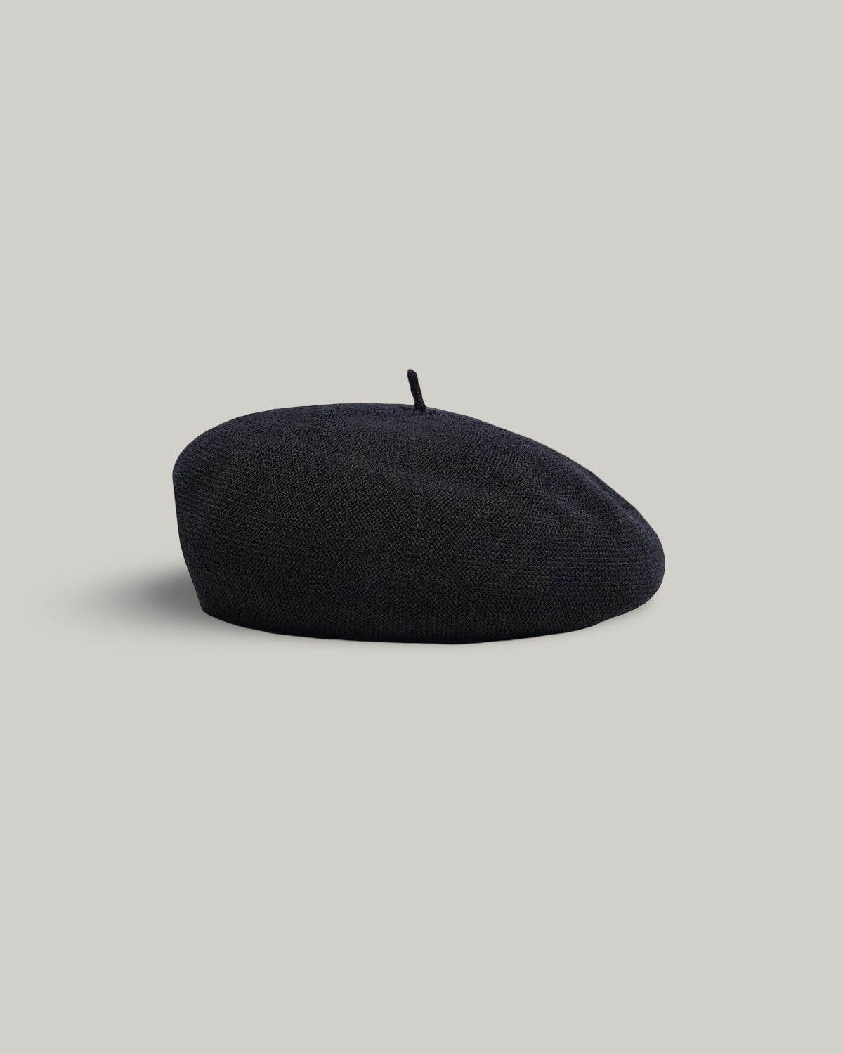 H.W. DOG & CO. COTTON CHOBO BERET - BLACK