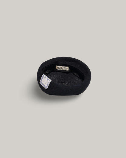 H.W. DOG & CO. COTTON CHOBO BERET - BLACK