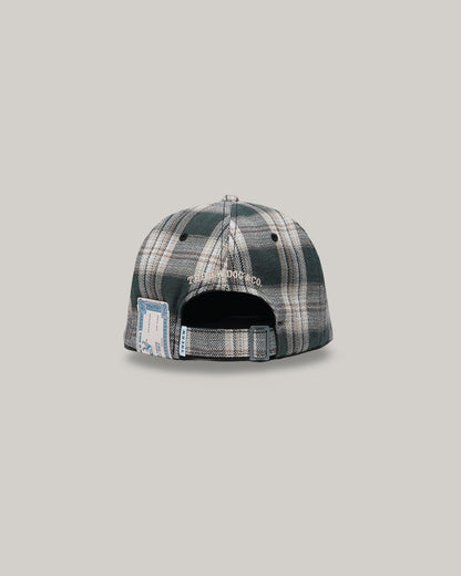 H.W. DOG & CO. PLAID TWO TONE CAP - BLACK