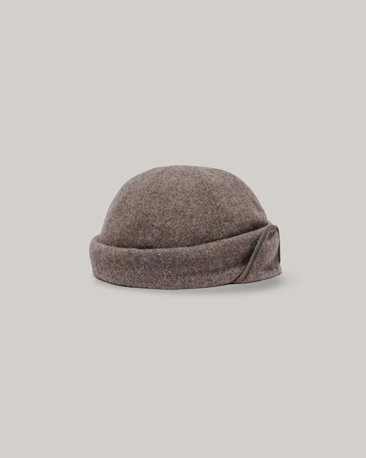 H.W. DOG & CO. FLAP ROLL CAP - BEIGE