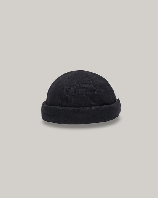 H.W. DOG & CO. ROLL CAP - BLACK