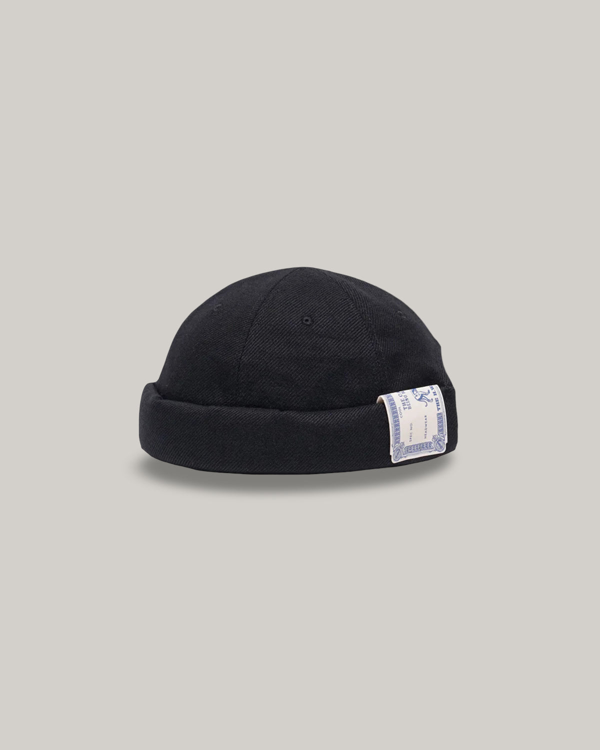 H.W. DOG & CO. ROLL CAP - BLACK