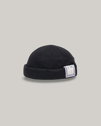 H.W. DOG & CO. ROLL CAP - BLACK