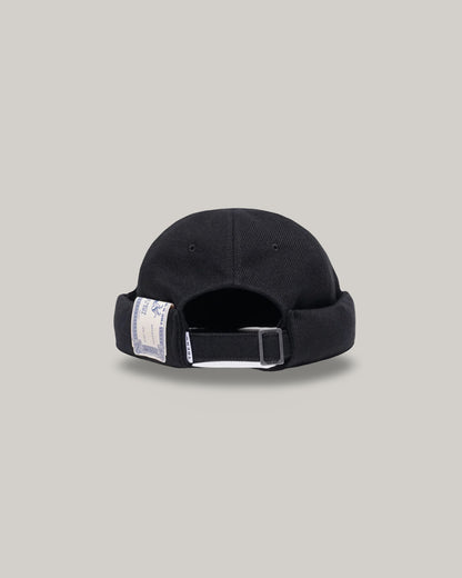 H.W. DOG & CO. ROLL CAP - BLACK